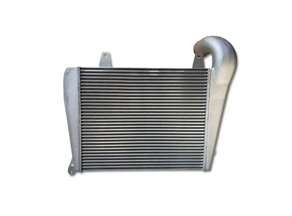 KOZAK Charge Air Cooler for Freightliner FLB Series - Cab Over Models 1994 to Present (CACFR109, 4865300001, 4865305001) PLUS Logo, Wipers, License Plate Frame, 2x Trailer Tail Lights and Vest