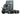 KOZAK Black Plastic Air Deflector Left Driver and Right Passenger Side Pair Set compatible with Volvo VNL 2018+ PLUS Logo with Stripe, 2X 22 Windshield Wipers, License Plate Holder and Vest