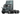 KOZAK Black Plastic Air Deflector Left Driver Side compatible with Volvo VNL 2018+ PLUS Logo with Stripe, 2X 22 Windshield Wipers, License Plate Holder and Vest