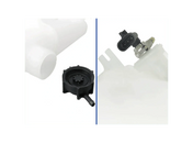 KOZAK Heavy Duty Overflow Coolant Reservoir Tank with Cap and Sensor Direct Replacement (22564837) Compatible with Volvo VNL 2004-2024 PLUS Logo, Wipers, License Plate Frame and Vest