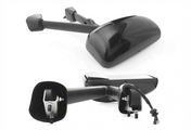 Kozak Black Door Mirror With Arms (Left Driver and Right Passenger Side) compatible with Kenworth T660 T600 T800 2008-2016 PLUS Kenworth Logo, 2x22" Windshield wipers and Kozak Reflective Vest