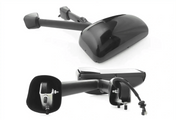 Kozak Black Door Mirror With Arms Left (Driver Side) compatible with Kenworth T660 T600 T800 2008-2016 PLUS Kenworth Logo, 2x22" Windshield wipers and Kozak Reflective Vest