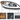 KOZAK Replacement Chrome Projector Headlight with Glow LED bar (Passenger Right Side) For International ProStar 2008-2016 PLUS Logo, Wipers, 2x H1, 2x H7 LED Bulbs, Frame License Plate and Vest