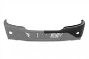 Kozak Black Plastic Bumper Cover Paint with Fog LAMP Hole (Driver Left Side) for Kenworth T680 Next GEN 2022 2023+ Plus Logo, 2x22 Windshield Wipers and KOZAK Vest