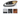 KOZAK Replacement Black LED DRL Glow Bar LED Turn Signal Projector Headlights Pair for International ProStar 2008-2016 PLUS Logo, Wipers, 2x H1, 2x H7 LED Bulbs, Frame License Plate and Vest