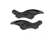 KOZAK FENDER Shield Splash, Hood MOUNTED Driver (Left) and Passenger (Right) Sides compatible with Freightliner Cascadia 123 PLUS Logo and 2x 22" Windshield wipers and Kozak Reflective Vest
