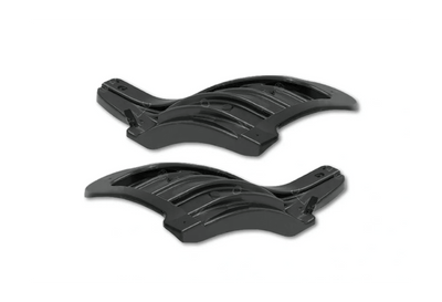 KOZAK FENDER Shield Splash, Hood MOUNTED Driver (Left) and Passenger (Right) Sides compatible with Freightliner Cascadia 123 PLUS Logo and 2x 22" Windshield wipers and Kozak Reflective Vest