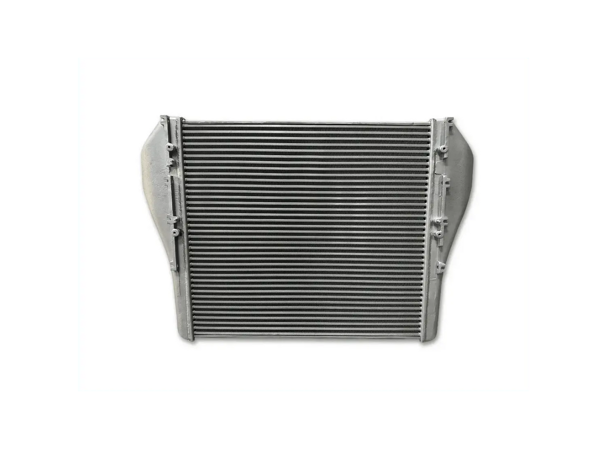 KOZAK Replacement Charge Air Cooler 20517561 for Mack CXU Vision 2008-2013 PLUS 2x 22 inch Windshield Wipers, 2x Trailer Tail Lights, License Plate Frame and KOZAK Vest