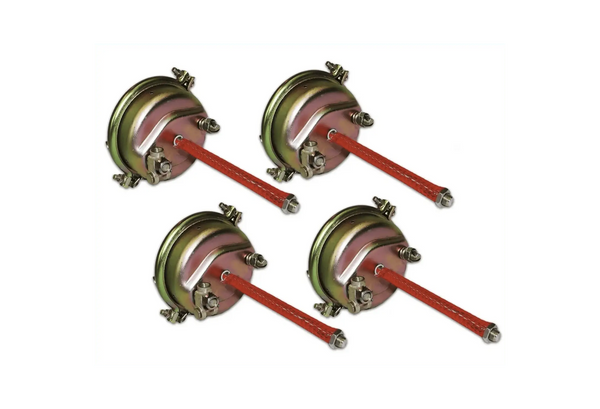 KOZAK SET of 4 Air Brake Service Chamber Type 30 (T30) -Two Hole Connector