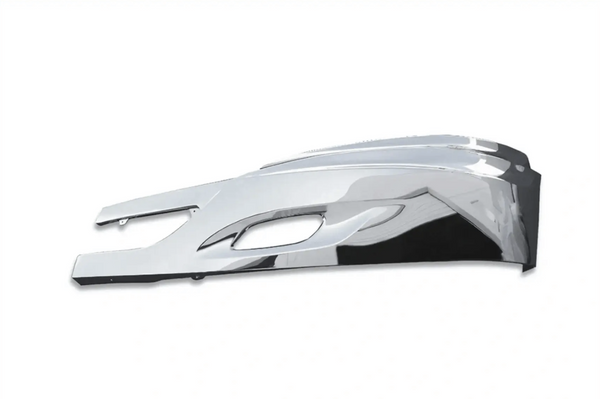 KOZAK Bumper Chrome Trim (Left Driver Side) For International Prostar Trucks PLUS Logo, 2x Wipers, License Plate Frame and Vest
