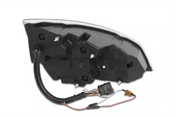 KOZAK Full LED Performance Headlight with LED Turn Signal BLACK Housing (Driver Left Side) for Freightliner Cascadia 2018 and newer PLUS Logo, Windshield Wipers and Vest