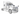 KOZAK Fiberglass Hood Fender (Passenger Right Side) With Chrome Hood Mirror Pair For International Prostar 2006-2017 PLUS Logo, 2x 22" Windshield wipers, License Plate Frame and Vest
