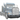 KOZAK Aftermarket Fiberglass Aero Bumper W/Fog Light Holes Fits Freightliner FLD120 SBA 1989-2007 PLUS Freightliner Logo, 2x22" Windshield Wipers and KOZAK Reflective Vest