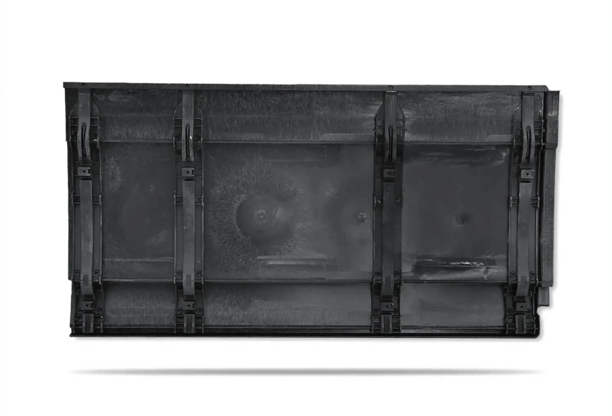 KOZAK Middle Tank Side Fairing NO CUT OUT PANEL Left (Driver Side) for Freightliner Cascadia 2008-2016 PLUS Logo, 2x 22" Windshield wipers, License Plate Holder and Vest