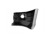 Kozak Chrome Plastic Bumper Corner with Fog Light Hole Right Passenger Side for Peterbilt 579 PLUS Logo, - Tacoma Parts Corporation