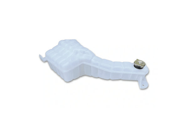 KOZAK Plastic Engine COOLANT RECOVERY TANK Front (Z05-30740-001) For Freightliner M2 PLUS Logo, 2x 22" Windshield wipers and Kozak Reflective Vest