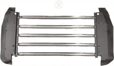 Kozak Chrome Metal Grille for Mack CV713 Granite T/A Semi Trucks (Fit: Mack CV 713 Granite T/A Trucks) PLUS 2x 22" Windshield Wipers and Kozak Vest