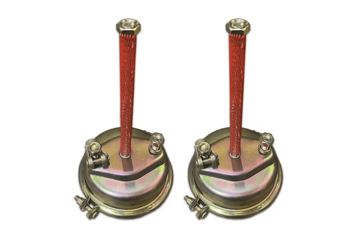 KOZAK Pair of Air Brake Service Chamber Type 30 (T30) -Two Hole Connector