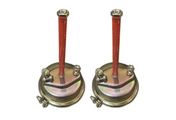 KOZAK Pair of Air Brake Service Chamber Type 30 (T30) -Two Hole Connector