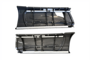 Fairing Skirt Panels 80" (203 cm) Right & Left Side w/tube Compatible With Kenworth T680 2013-2021 Semi Truck PLUS Logo, 2x22" Windshield Wipers and KOZAK Reflective Vest