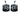 Kozak PLASTIC Bumper Corners with Bezel Pair and LED Fog Light Set - (Driver Left & Passenger Right Side) Pair For Kenworth T680 PLUS Logo, 2x 22" Windshield wipers, License Plate Frame and Vest