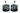 Kozak PLASTIC Bumper Corners with Bezel Pair and LED Fog Light Set - (Driver Left & Passenger Right Side) Pair For Kenworth T680 PLUS Logo, 2x 22" Windshield wipers, License Plate Frame and Vest