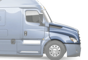 KOZAK Fiberglass Hood Fender (Right Passenger Side) For FREIGHTLINER CASCADIA 2018+ PLUS Logo, 2X 22 Windshield Wipers, License Plate Frame and Vest
