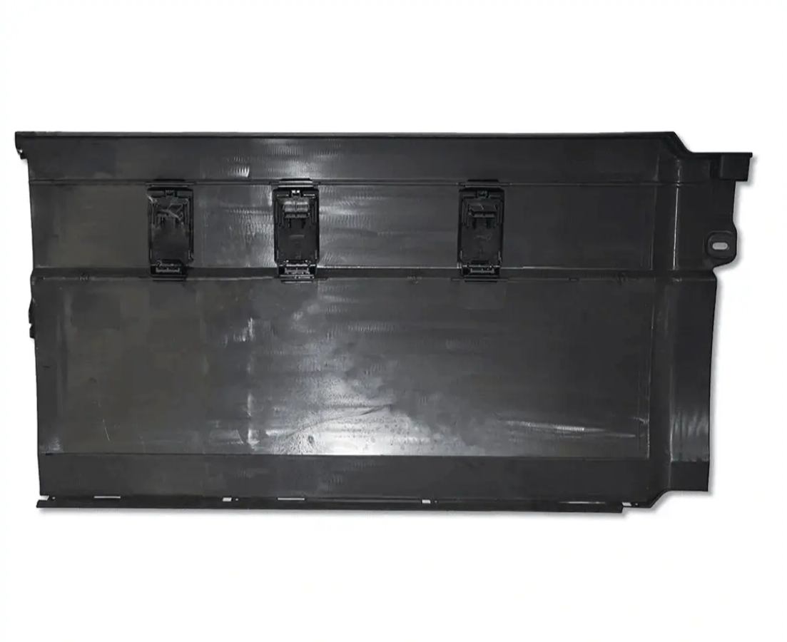 KOZAK compatible with Volvo VNL 2004-2016 Side Fairing Central Panel Left Driver Side 53" (134 cm) PLUS Volvo Logo with Stripe, 2x 22" Windshield Wipers and Kozak Vest