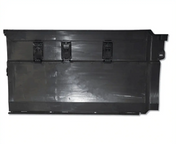 KOZAK compatible with Volvo VNL 2004-2016 Side Fairing Central Panel Left Driver Side 53" (134 cm) PLUS Volvo Logo with Stripe, 2x 22" Windshield Wipers and Kozak Vest