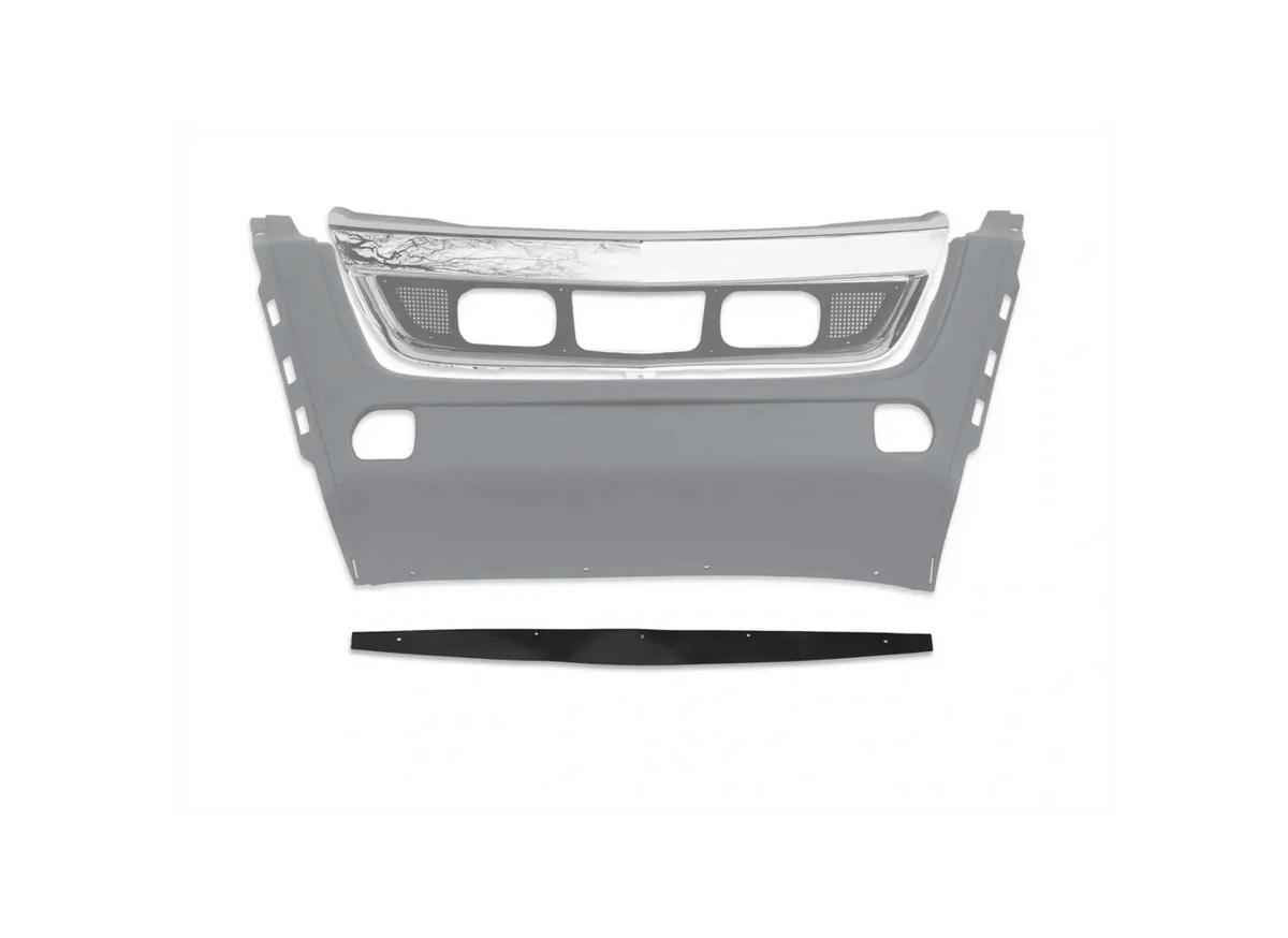 KOZAK Bumper Lower Valence For International LT625 PLUS International Logo Emblem and Kozak Reflective Vest