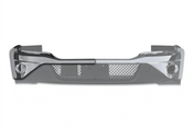 Kozak Chrome Bumper Cover Without Fog LAMP Hole (Passenger Right Side) for Kenworth T680 Next GEN 2022 2023+ Plus Logo, 2x22 Windshield Wipers and KOZAK Vest