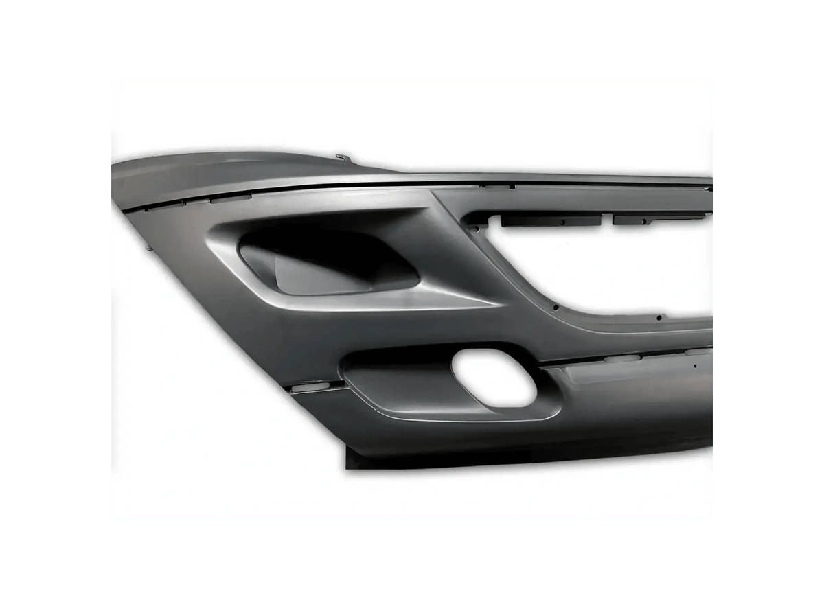 KOZAK Replacement PLASTIC Center Bumper Cover with Grille Screen for International Prostar 2008-2015 PLUS Logo, Wipers, License Plate Frame and KOZAK Vest