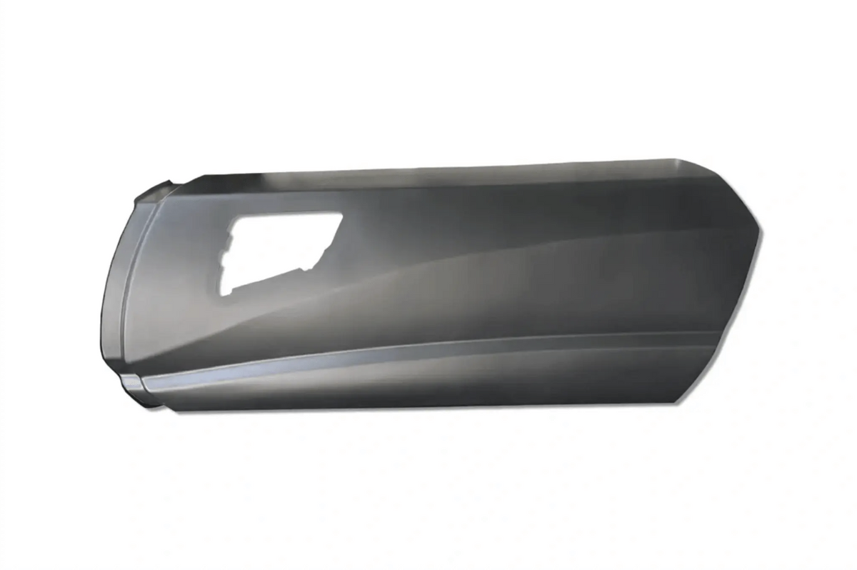 Replacement Fairing Skirt Panel 69" (176 cm) Left Driver Side w/ tube Compatible With Kenworth T680 2013-2021 Semi Truck PLUS Logo, 2x22" Windshield Wipers and KOZAK Reflective Vest