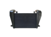 KOZAK Charge Air Cooler For Freightliner FLD112 FLD120 FLD132 Conventional Cab (CACFR104, 0123132000) PLUS Logo, Wipers, License Plate Frame, 2x Trailer Tail Lights and Vest