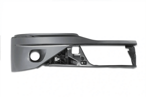 Kozak BUMPER CORNER Chrome with FOG LAMP HOLE (Passenger Right Side) SET for KENWORTH T680 NEXT GEN 2022 2023+ PLUS Logo, 2x22" Windshield Wipers and KOZAK Vest