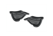 KOZAK FENDER Shield Splash, Hood MOUNTED Driver (Left) and Passenger (Right) Sides compatible with Freightliner Cascadia 123 PLUS Logo and 2x 22" Windshield wipers and Kozak Reflective Vest