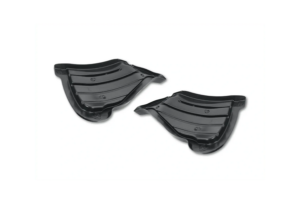 KOZAK FENDER Shield Splash, Hood MOUNTED Driver (Left) and Passenger (Right) Sides compatible with Freightliner Cascadia 123 PLUS Logo and 2x 22" Windshield wipers and Kozak Reflective Vest