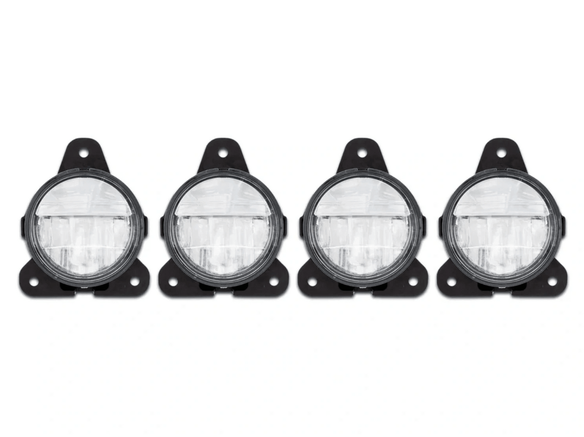 KOZAK LED Fog Lights Lamps and Driving Lamps (Set of 2 Front Pair) Compatible with Volvo VNL VNR 2018-2019 (Driver and Passenger Side) PLUS KOZAK Reflective Vest