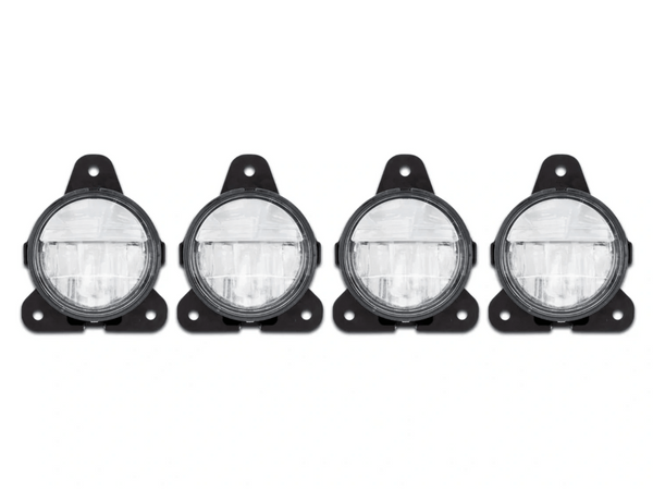 KOZAK LED Fog Lights Lamps and Driving Lamps (Set of 2 Front Pair) Compatible with Volvo VNL VNR 2018-2019 (Driver and Passenger Side) PLUS KOZAK Reflective Vest