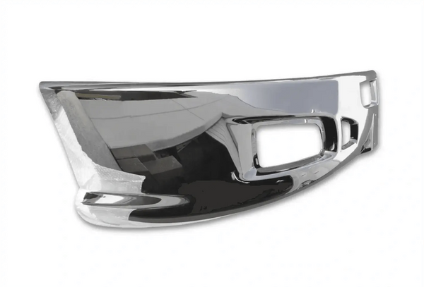Kozak Chrome Plastic Bumper Extension Corner Right (Passenger Side) for Kenworth T660 - Tacoma Parts Corporation