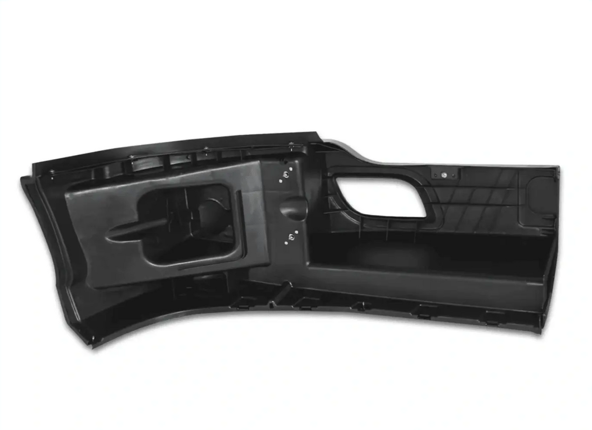 Kozak Plastic Black Bumper Extension Corner Left Driver Side for Kenworth T680 - Tacoma Parts Corporation