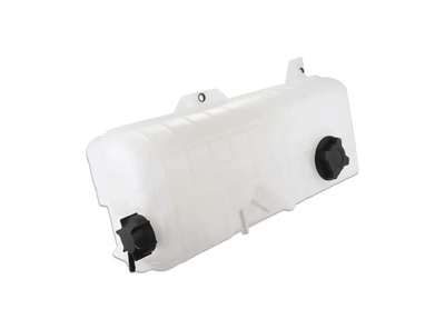 KOZAK Heavy Duty Engine Overflow Coolant Recovery Bottle Tank with Cap and Sensor (603-5504) Compatible With Volvo VN VNL VNM 1996-2003 PLUS Logo, Wipers, License Plate Frame and Vest