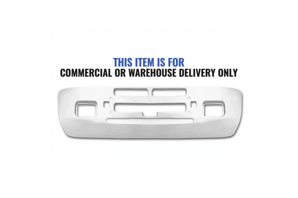 Kozak Aftermarket Replacement Defense Aero Fiberglass Bumper for Kenworth T600 PLUS Kenworth Logo, 2x22" Windshield Wipers and KOZAK Reflective Vest