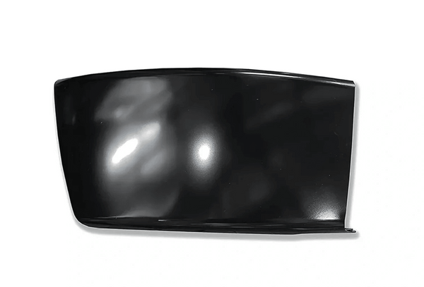 Kozak Steel Black Bumper Corner Passenger (Right) Side compatible with Freightliner M2 Business Class 106 112 03-12 PLUS Logo, 2x 22" Windshield wipers, License Plate Frame and Vest