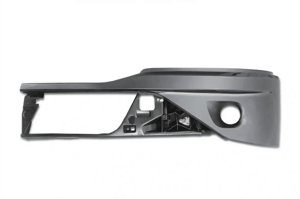 Kozak BUMPER CORNER Chrome with FOG LAMP HOLE (Driver Left Side) SET for KENWORTH T680 NEXT GEN 2022 2023+ PLUS Logo, 2x22" Windshield Wipers and KOZAK Vest