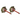 KOZAK Pair of Air Brake Service Chamber Type 30 (T30) -Two Hole Connector