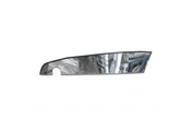 KOZAK Chrome STEEL Bumper Corner Driver Left Side for New Freightliner Cascadia 2018+ PLUS Logo, 2x 22" Windshield Wipers, License Plate Frame and Vest