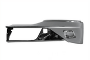 Kozak BUMPER CORNER Chrome without FOG LAMP HOLE (Driver Left Side) SET for KENWORTH T680 NEXT GEN 2022 2023+ PLUS Logo, 2x22" Windshield Wipers and KOZAK Vest