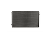 KOZAK Radiator N3800001 1699168c91 for International 5900i, 5500i 2000-2004; 9800 SFA 1996-1999; 5000 1996-2000, 2002; 5600 1999-2004 +Logo, Wipers, License Plate Frame, 2x Trailer Tail Lights, Vest