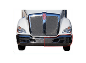Kozak Bumper Steel Chrome Extension Corner Left Driver Side (Lh) With Bracket for Kenworth T680 - Tacoma Parts Corporation